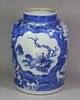 X657 Extremely rare Chinese blue and white cylindrical jar