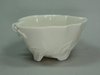 X675 Blanc de chine moulded cup in the form of lotus leaf