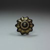 X690 Victorian gold and tortoiseshell pique brooch, circa 1870