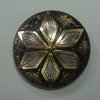 X698 Victorian gold and tortoiseshell pique brooch, circa 1870