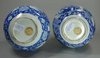 X701 Pair of Chinese blue and white bottle vases