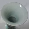 X706 Rare Chinese celadon ground underglaze blue and copper-red beaker