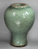 X714 Longquan celadon vase, 14th century, height: 11.25in.