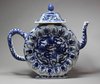 X720 Rare Chinese blue and white teapot, Kangxi (1662-1722)