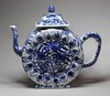 X720 Rare Chinese blue and white teapot, Kangxi (1662-1722)