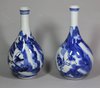 X742 Pair of Chinese blue and white vases, Kangxi (1662-1722)