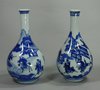 X742 Pair of Chinese blue and white vases, Kangxi (1662-1722)