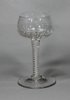 X747 An opaque-twist champagne glass, c.1760