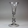 X748 A baluster wine glass, circa 1730