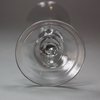 X749 A baluster wine glass, circa 1730