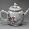 X756 Teapot decorated in London, Qianlong (1736-95)