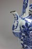 X800 Blue and white kraak wine pot and cover, Wanli (1573-1619)