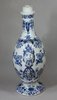 X853 Rare Dutch Delft blue and white flask by Adrianus Kocks