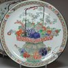 X855 Pair of famille verte plates,  Kangxi (1662-1722)