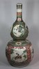 X86 Famille verte double gourd vase, Kangxi (1662-1722)