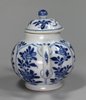 X860 Blue and white miniature teapot and cover
