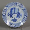 X867 Blue and white plate, Kangxi (1662-1722)