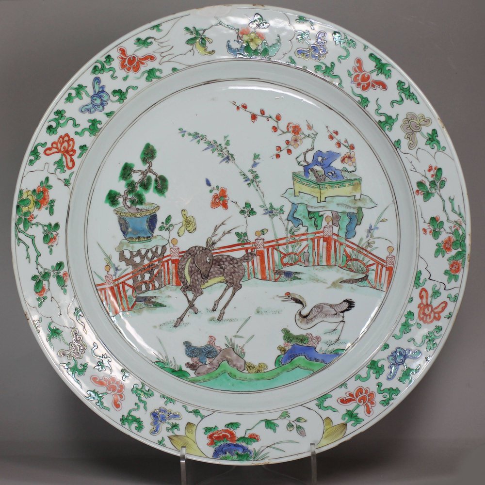 X872 Famille verte charger, Kangxi (1662-1722)