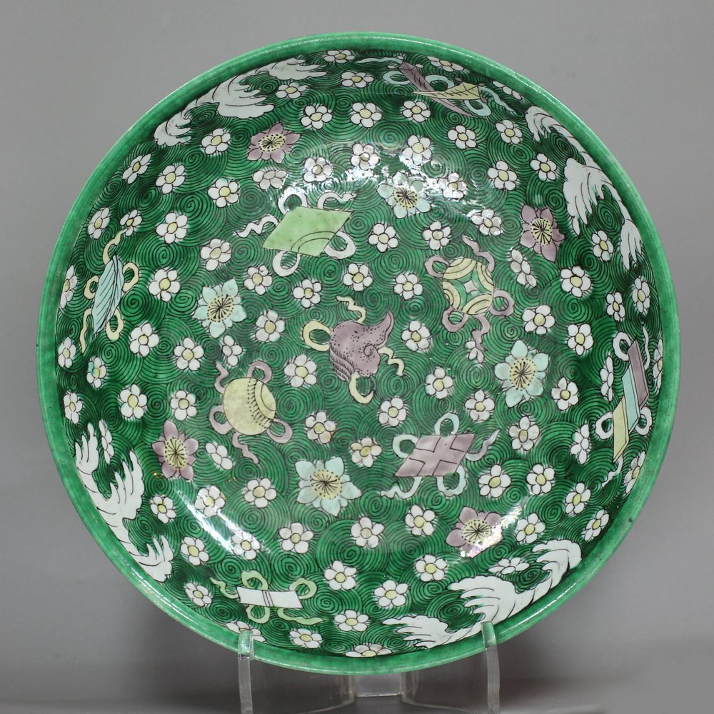 X873 Fine Chinese saucer dish, Kangxi (1662-1722)