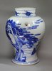 X878 Blue and white baluster vase, Kangxi (1662-1722)