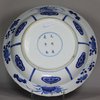 X880 Blue and white charger, Kangxi (1662-1722)