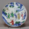 X884 Polychrome 'Immortal' dish, Shunzhi (1644-1661)