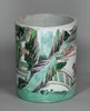 X888 Fine famille verte brush pot, Kangxi (1662-1722)