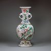 X913 Famille-verte vase with handles, Kangxi (1662-1722)