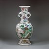 X913 Famille-verte vase with handles, Kangxi (1662-1722)