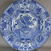 X917 Japanese blue and white charger, c. 1700