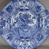 X917 Japanese blue and white charger, c. 1700