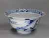 X948 Small Chinese blue and white bowl,  Kangxi (1662-1722)