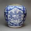 X95 Blue and white ginger jar, c. 1700, Kangxi (1662-1722)