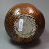 X953 German brown saltglaze stoneware jug, circa 1600