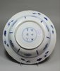 X956 Blue and white deep dish, Kangxi (1662-1722)