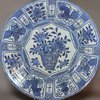 X96 Blue and white kraak charger, Wanli (1573-1619)