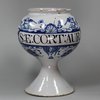 X972 English delft wet drug jar, circa 1720