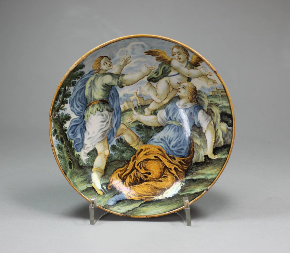 X976 Castelli saucer, circa 1750