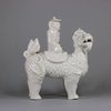 U434 Blanc de chine equestrian figure group, Kangxi (1662-1722)