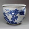 Y144 Blue and white jardinière, Kangxi (1662-1722)