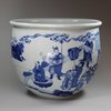 Y144 Blue and white jardinière, Kangxi (1662-1722)