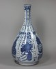 Y186 Blue and white kraak bottle vase, Wanli (1573-1619)