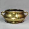 Y1 Cast bronze censer, 18th/19th century, with two loop handles