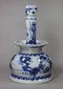 Y248 Chinese blue and white transitional candlestick, Chongzhen (1628-43), decorated with, height: condition: