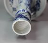 Y248 Chinese blue and white transitional candlestick, Chongzhen (1628-43), decorated with, height: condition: