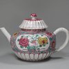 Y273 Chrysanthemum famille-rose teapot, Yongzheng (1723-1735)