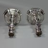 Y277 Pair of George II silver candlesticks, Gurney &amp; Cooke