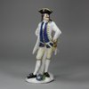 Y279 A Meissen Commedia Dell'arte figure of Il Capitano Spavento