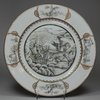 Y287 Grisaille and gilt plate, c. 1745
