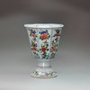 Y313 Famille verte octagonal stem cup, Kangxi (1662-1722)